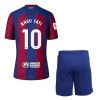 Original Trikotsatz FC Barcelona Ansu Fati 10 Heimtrikot 2023-24 Für Kinder